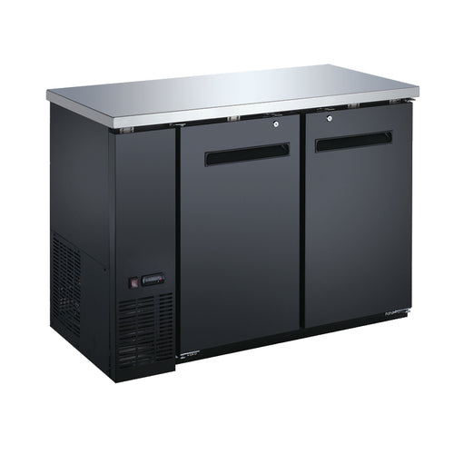 Omcan 50057 48 3/4" Solid Door Back Bar Cooler