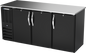 Beverage-Air BBN72HC-PT-B 72" Solid Door Back Bar Cooler