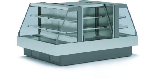 Axis KGL-IS-110-S 112" Open Air Merchandiser