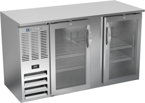 Beverage-Air BBN58HC-G-S 58" Glass Door Back Bar Cooler