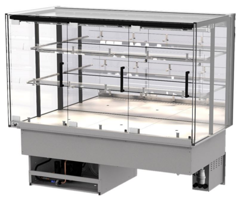 Fri-Jado MCC 60-3 C SS FD SB 59" Refrigerated Merchandiser