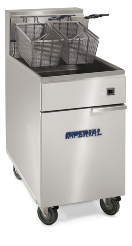 Imperial IFS-75-E 19 1/2" 75 lb Electric Floor Fryer