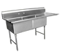 GSW SH24242R 75 1/4" Compartment Sink