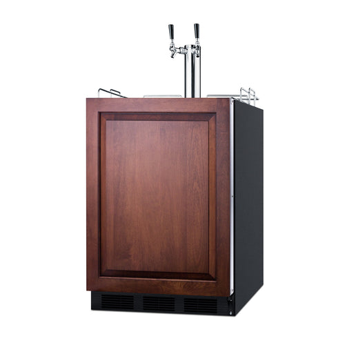 Summit SBC58BLBIADAIF 23 5/8" Draft Beer Cooler