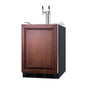 Summit SBC58BLBIADAIF 23 5/8" Draft Beer Cooler