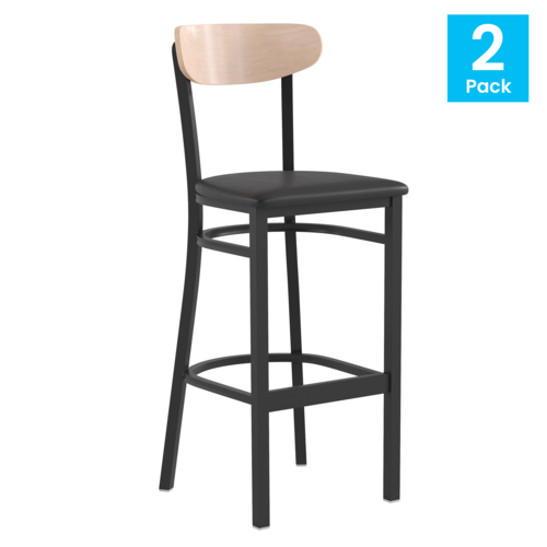 Flash Furniture 2-XU-DG6V6BV-NAT-GG 17" Barstool