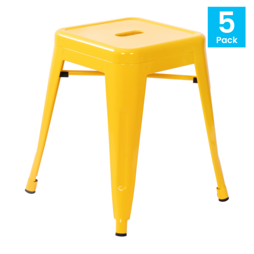 Flash Furniture ET-BT3503-18-YL-GG 15 3/4" Barstool