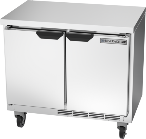 Beverage-Air WTR34HC-FLT 34" 2 Doors Worktop Refrigerator