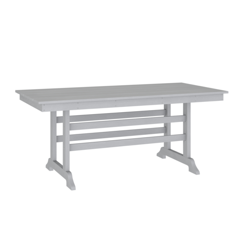 Flash Furniture LE-HMP-158-01-GRY-GG 33 3/4" Dining Table