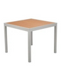 Florida Seating TEAK INLAY32X48 SIL-TFT 48" Patio Table