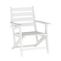 Flash Furniture LE-HMP-2037-10-WHT-GG 50 1/4" Patio Lounge Seating
