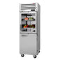 Turbo Air PRO-26R-GSH-N(-L) 28 3/4" 1 Section Solid & Glass Door Reach-In Refrigerator