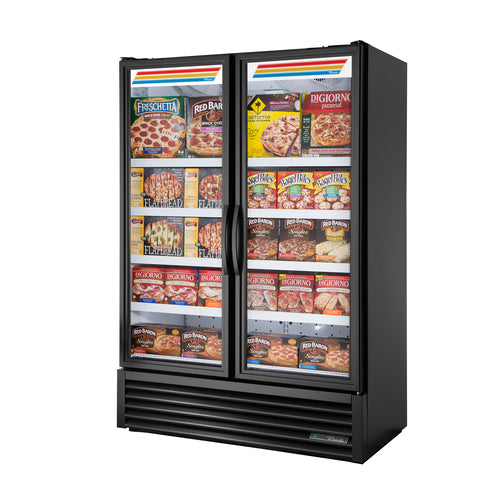 True FLM-54F~TSL01 53 7/8" 2 Section Freezer Merchandiser