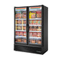 True FLM-54F~TSL01 53 7/8" 2 Section Freezer Merchandiser
