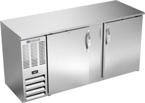 Beverage-Air BBN68HC-S 68" Solid Door Back Bar Cooler