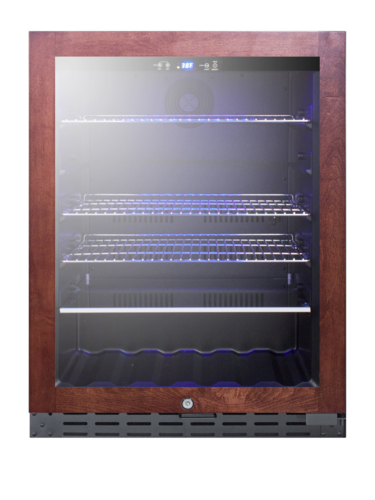 Summit ALBV2466PNR 23 1/2" Solid Door Undercounter Refrigerator