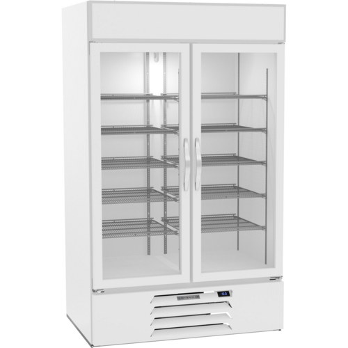 Beverage-Air MMF44HC-1-W 47" 2 Section Freezer Merchandiser