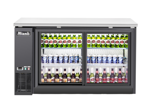 Migali C-BB60SG-HC 60 3/4" Solid Door Back Bar Cooler