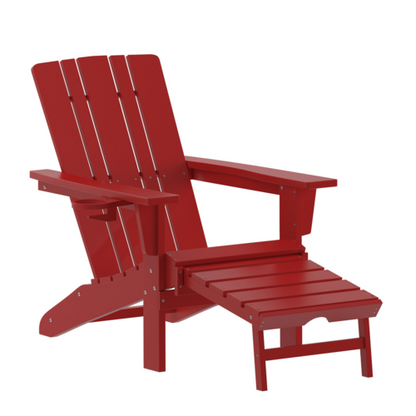 Flash Furniture LE-HMP-1045-110-RD-GG 33 1/2" Patio Lounge Seating