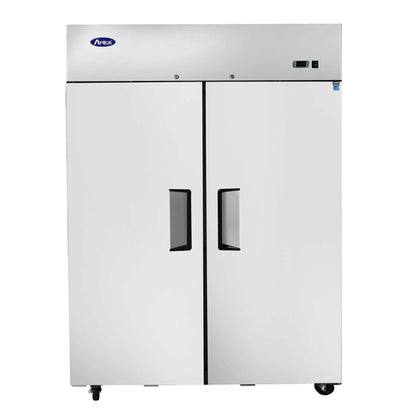 Atosa MBF8002GR 51 3/4" 2 Section Solid Door Reach-In Freezer