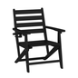 Flash Furniture LE-HMP-2037-10-BLK-GG 50 1/4" Patio Lounge Seating