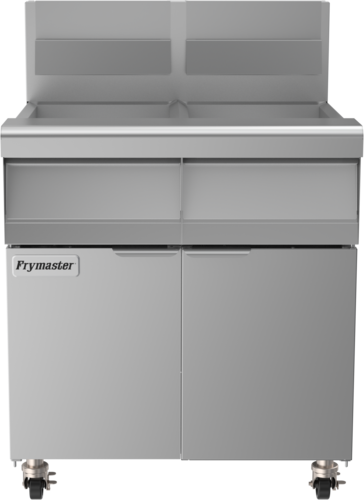 Frymaster MJ250 31 1/2" (2) 50 lb Gas Fryer Battery