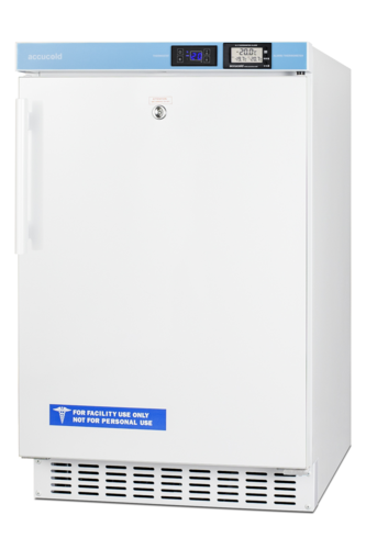 Summit ACF33L 19 1/2" Solid Door Undercounter Freezer