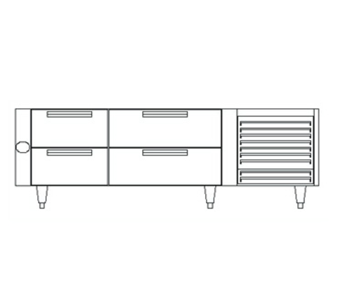 Garland UN17FC90 90" Chef Base