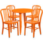 Flash Furniture CH-51090TH-4-18VRT-OR-GG Patio Dining Set
