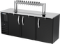 Beverage-Air DDN78HC-B-12T 78" Draft Beer Cooler
