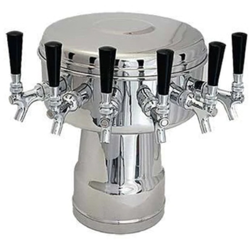 Glastender MT-4-PB 13" Draft Beer Tower