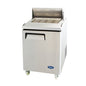 Atosa MSF8305GR 27 1/2" 1 Door 12 Pan Mega Top Sandwich / Salad Prep Table