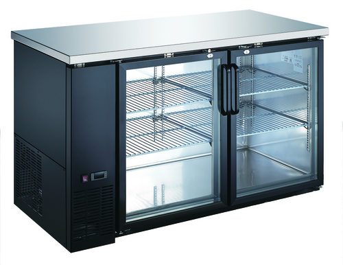 Entree EBB58-27GX 58 7/8" Solid Door Back Bar Cooler