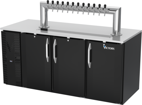 Victory VDD72HC-B-12T 72" Draft Beer Cooler
