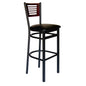 BFM Seating 2151B-SB GR2 17 1/2" Barstool