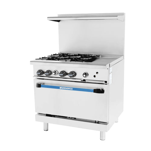 Turbo Air TARG-4B12G 36" 4 Burner Gas Restaurant Range