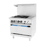 Turbo Air TARG-4B12G 36" 4 Burner Gas Restaurant Range