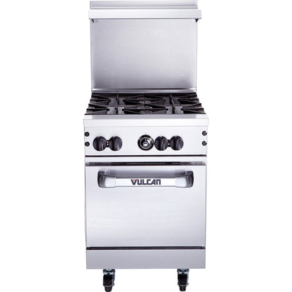Vulcan 24S-4B-QS-PLATINUM 24" 4 Burner Gas Restaurant Range