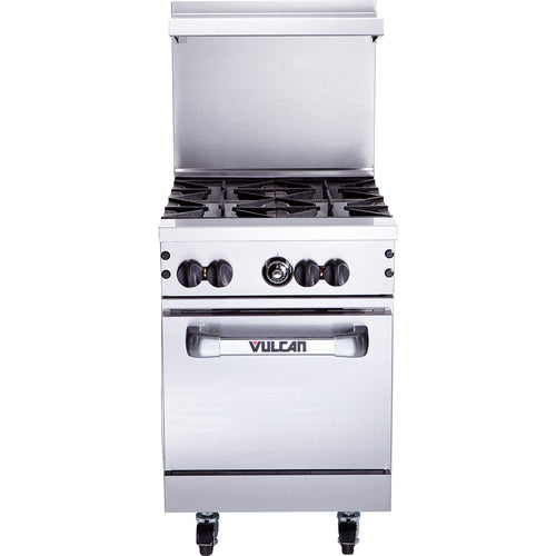 Vulcan 24S-4B-QS-PLATINUM 24" 4 Burner Gas Restaurant Range