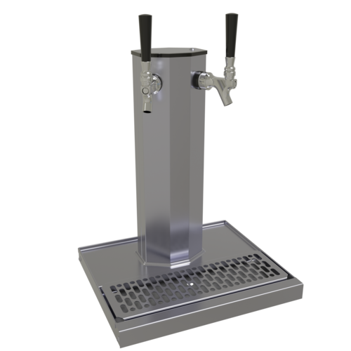 Glastender CT-2-SS 14" Draft Beer Tower