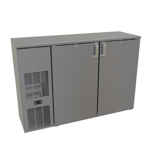 Glastender CS1FB52 52" Solid Door Back Bar Cooler