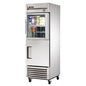 True TS-23-1-G-1-HC~FGD01 27" 1 Section Solid & Glass Door Reach-In Refrigerator
