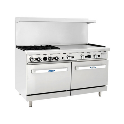 Atosa AGR-4B36GR-NG 60" 4 Burner Gas Restaurant Range