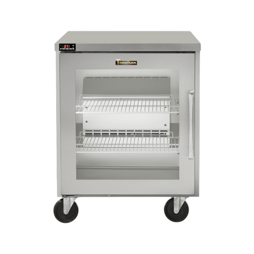 Traulsen CLUC-27R-GD-L 27 1/2" Glass Door Undercounter Refrigerator