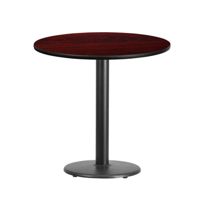 Flash Furniture XU-RD-30-MAHTB-TR18-GG Dining Table