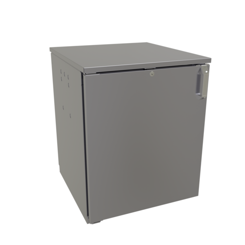 Glastender CP1RL24 24" Solid Door Back Bar Cooler