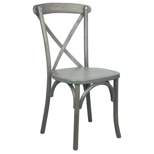 Flash Furniture X-BACK-GREY 17 1/2" Dining Chair