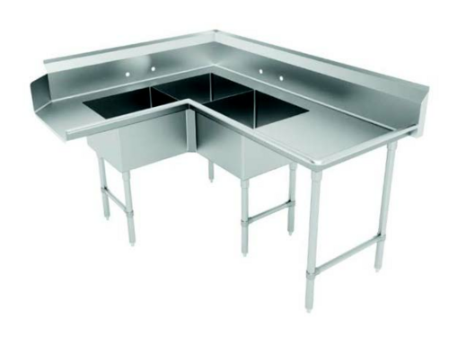 Advance Tabco DTC-3-K20-72R 71" Dishtable
