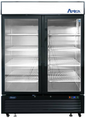 Atosa MCF8721ES 54 3/8" 2 Section Freezer Merchandiser
