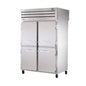 True STA2RPT-4HS-4HS 52 5/8" 2 Section Solid Door Pass-Thru Refrigerator